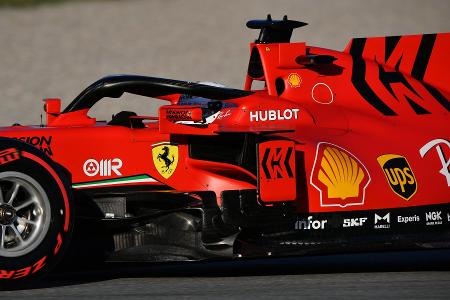 Erste Fotos von Sebastian Vettel im Ferrari SF1000