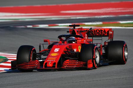 Erste Fotos von Sebastian Vettel im Ferrari SF1000