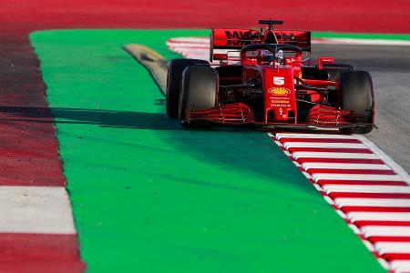 Erste Fotos von Sebastian Vettel im Ferrari SF1000
