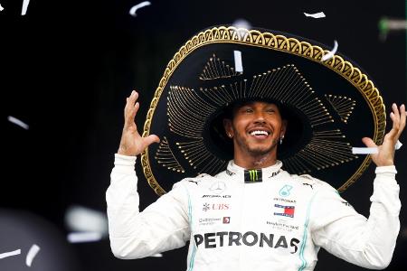 Lewis Hamilton hat den Grand Prix von Mexiko vor Sebastian Vettel gewonnen