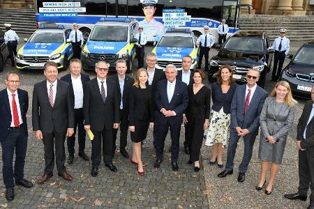 Neue Mercedes-Modelle für die Polizei in Baden-Württemberg