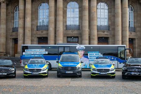 Neue Mercedes-Modelle für die Polizei in Baden-Württemberg