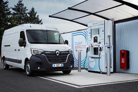 Renault Kangoo und Master mit Brennstoffzellen-Technik