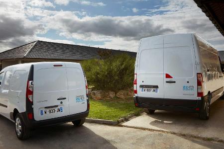Renault Kangoo und Master mit Brennstoffzellen-Technik