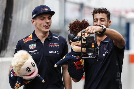 Max Verstappen und Daniel Ricciardo hatten zusammen eine Menge Spaß