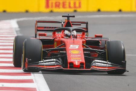 Sebastian Vettel setzt die Bestzeit am Freitag