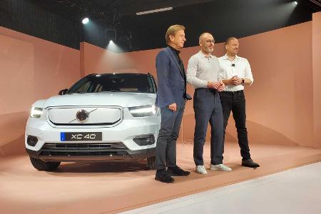 Volvo XC40 Recharge (2020): Erstes Elektroauto von Volvo enthüllt
