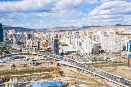 (190916) -- ULAN BATOR, Sept. 16, 2019 -- Aerial photo taken...
