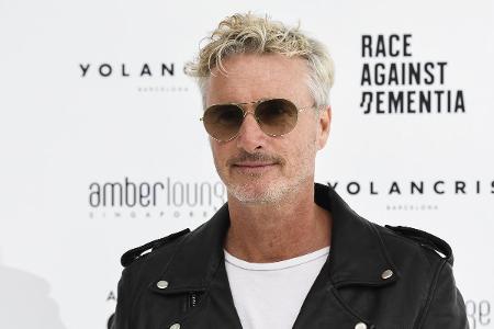 Eddie Irvine bei der Amber-Lounge-Show seiner Schwester Sonia in Monaco 2019