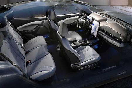 Ford Mustang Mach-E: Elektro-SUV mit bis zu 600 km WLTP-Reichweite
