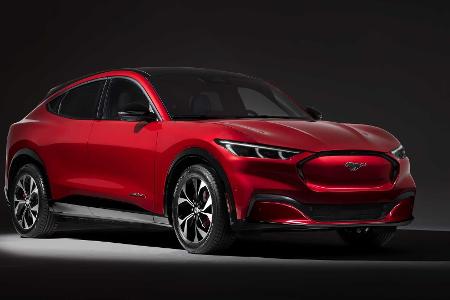 Ford Mustang Mach-E: Elektro-SUV mit bis zu 600 km WLTP-Reichweite