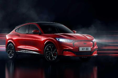 Ford Mustang Mach-E: Elektro-SUV mit bis zu 600 km WLTP-Reichweite