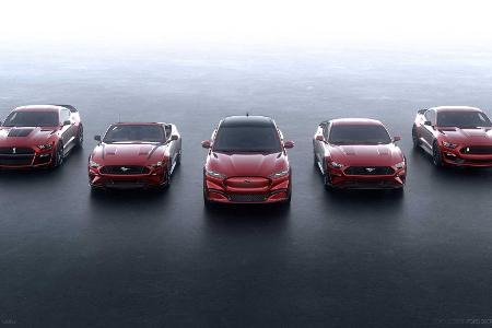 Ford Mustang Mach-E: Elektro-SUV mit bis zu 600 km WLTP-Reichweite