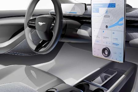 Ford Mustang Mach-E: Elektro-SUV mit bis zu 600 km WLTP-Reichweite