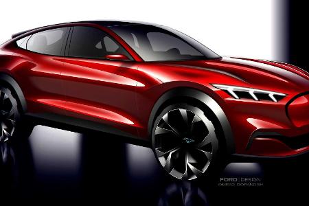 Ford Mustang Mach-E: Elektro-SUV mit bis zu 600 km WLTP-Reichweite