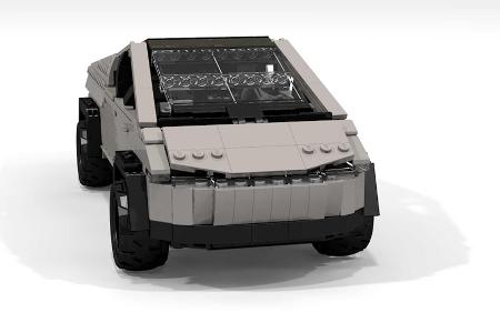 Tesla Cybertruck aus Lego zeigt das Naheliegende