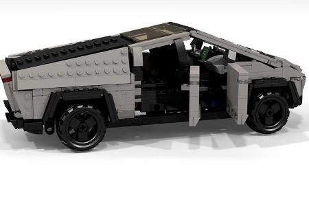 Tesla Cybertruck aus Lego zeigt das Naheliegende
