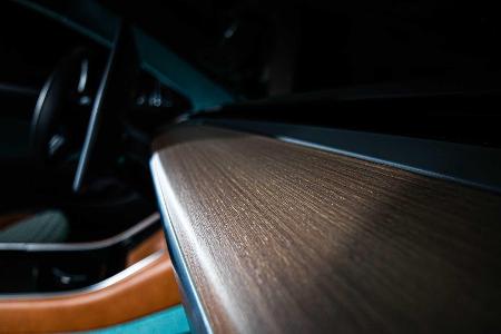 Vilner pimpt Tesla Model 3-Interieur mit Hahnentrittmuster und viel Türkis