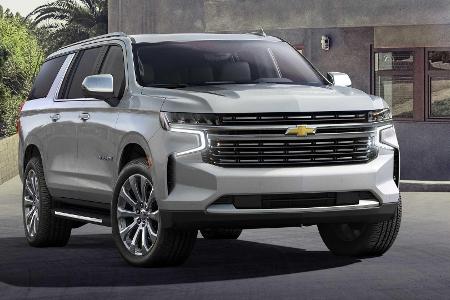 Chevrolet Suburban und Tahoe (2021): Neue Mega-SUVs vorgestellt