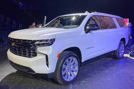 Chevrolet Suburban und Tahoe (2021): Neue Mega-SUVs vorgestellt