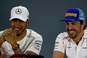 Alte Rivalen um den WM-Titel: Lewis Hamilton und Fernando Alonso