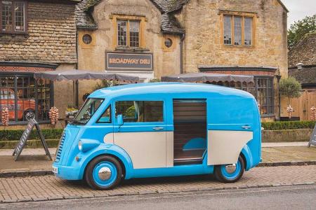 Morris Commercial JE: Elektro-Lieferwagen mit tollem Retro-Design