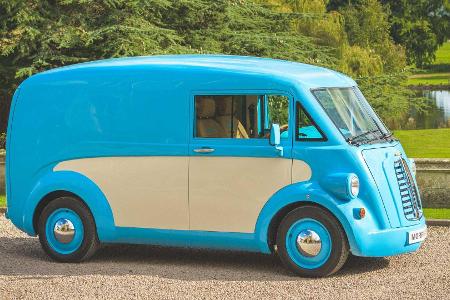 Morris Commercial JE: Elektro-Lieferwagen mit tollem Retro-Design