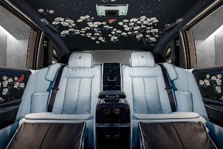 Rolls-Royce Rose Phantom: Luxus mit aufwendigen Rosen-Stickereien