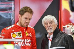 Sebastian Vettel und Bernie Ecclestone sind seit vielen Jahren enge Vertraute