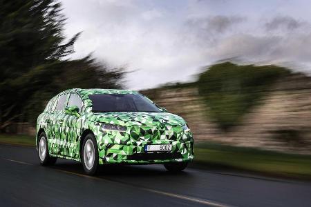 Skoda Enyaq iV: Offizielle Erlkönig-Bilder und Infos zum neuen Elektro-SUV