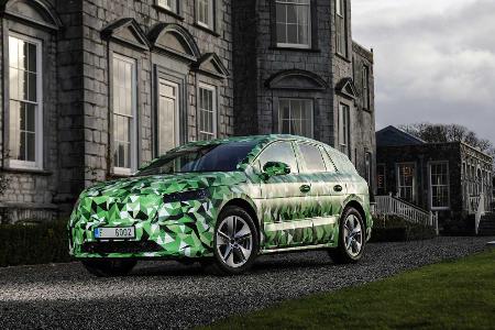 Skoda Enyaq iV: Offizielle Erlkönig-Bilder und Infos zum neuen Elektro-SUV