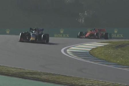 Alex Albon und Charles Leclerc haben einander ein episches Duell geliefert