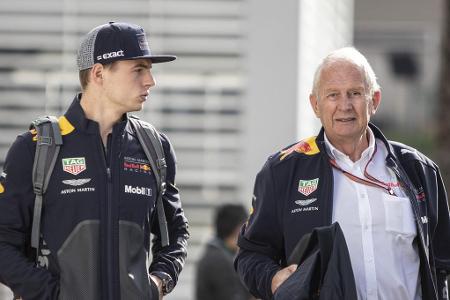 Max Verstappen und Helmut Marko halten derzeit via Telefon Kontakt