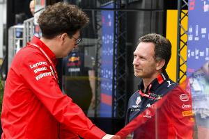 Derzeit herrscht dicke Luft zwischen Mattia Binotto und Christian Horner
