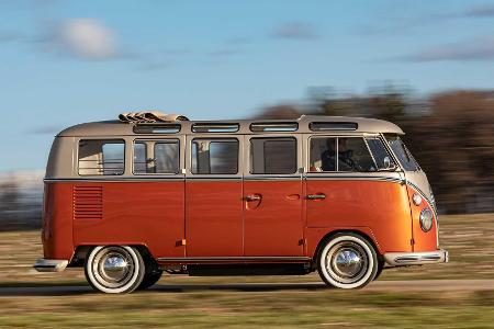 VW e-Bulli: T1 Samba-Bus von 1966 mit modernem Elektroantrieb
