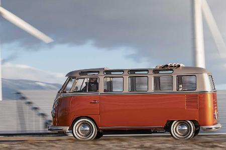 VW e-Bulli: T1 Samba-Bus von 1966 mit modernem Elektroantrieb