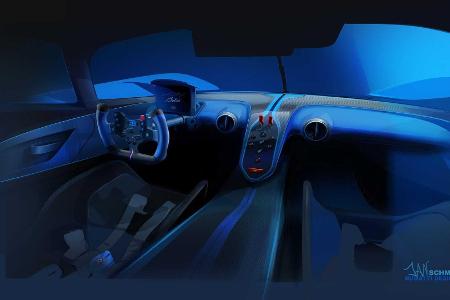 Bugatti Bolide: Extremes Leichtbau-Monster sprengt alle Dimensionen