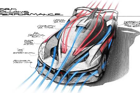Bugatti Bolide: Extremes Leichtbau-Monster sprengt alle Dimensionen