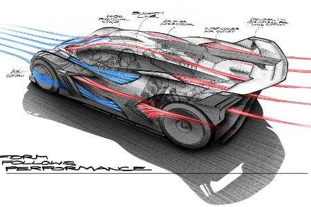 Bugatti Bolide: Extremes Leichtbau-Monster sprengt alle Dimensionen