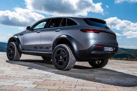 Mercedes EQC 4x4²: Elektroauto als Gelände-Tier mit Portalachsen