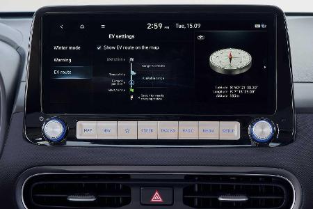 Hyundai Kona Elektro (2021): Facelift und neue Displays