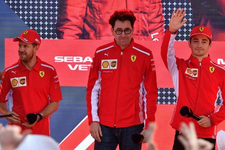 Kam es zwischen Vettel und Teamchef Mattia Binotto schon 2019 zum Bruch?