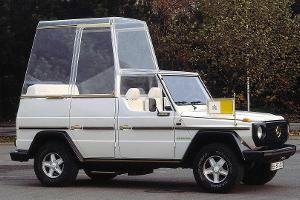 40 Jahre Mercedes 230 G "Papamobil": Heiliges Highlight