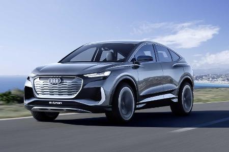 Audi Q4 Sportback e-tron Concept: Seriennaher Ausblick auf 2021