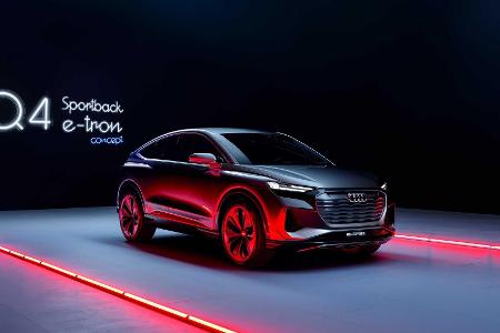 Audi Q4 Sportback e-tron Concept: Seriennaher Ausblick auf 2021