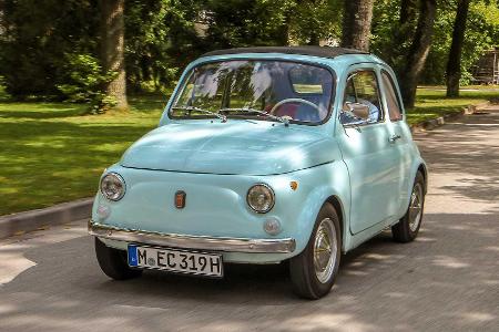 Zeitreise: Unterwegs im alten Fiat 500