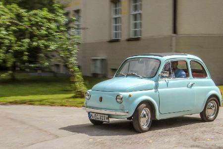 Zeitreise: Unterwegs im alten Fiat 500