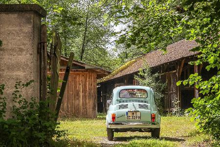 Zeitreise: Unterwegs im alten Fiat 500