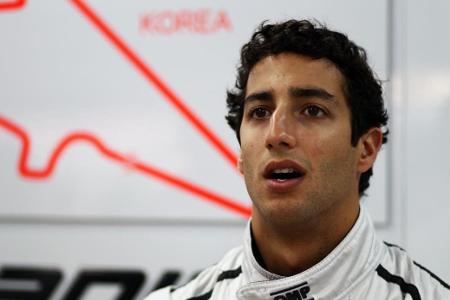 Daniel Ricciardo startete seine Formel-1-Karriere 2011 bei HRT