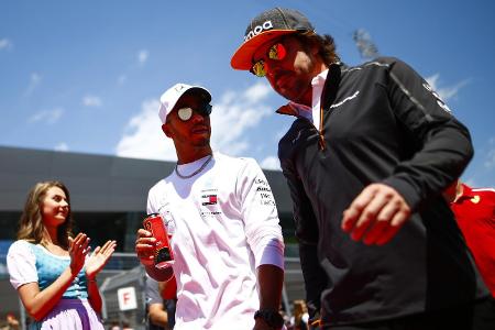 Lewis Hamilton und Fernando Alonso - nicht immer einer Meinung